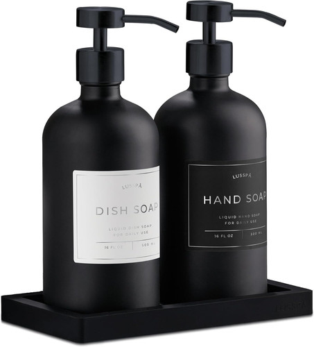 Glass soap dispenser - glass,