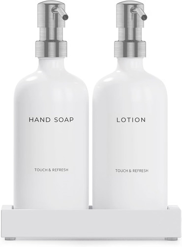 Soap dispenser bathroom set - dispenser,