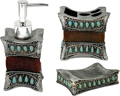 Rustic piece bathroom set - bathroom,