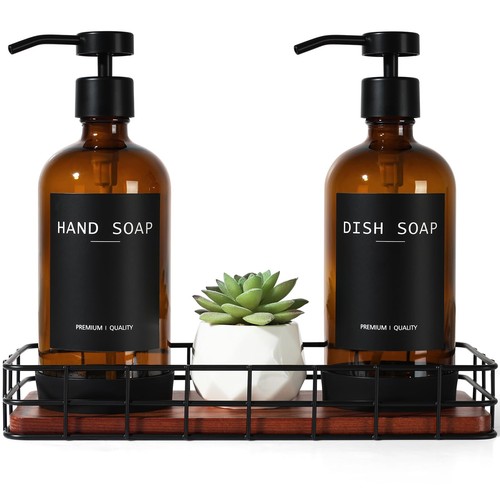 Kitchen soap dispenser set - kitchen,
