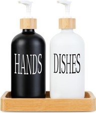 Kitchen Glass Soap Dispenser