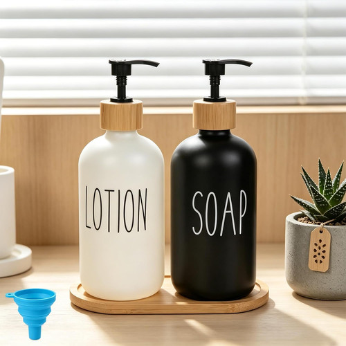 Soap dispenser bathroom set - dispenser,
