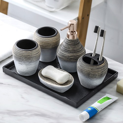 5pcs bathroom accessories - bathroom, set