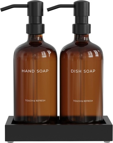 Kitchen soap dispenser set - kitchen,