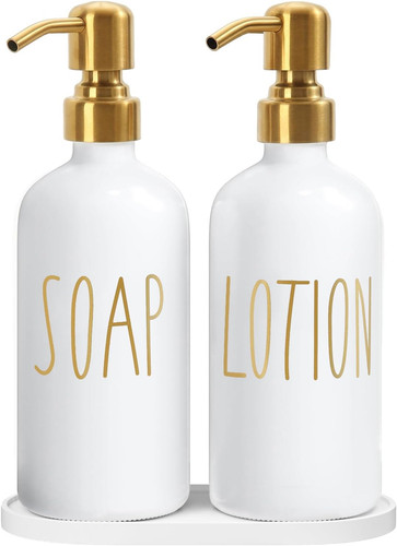 Bathroom soap dispenser set - dispenser,