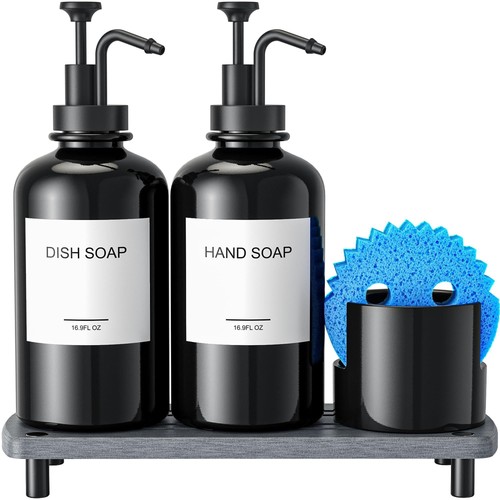 Kitchen soap dispenser set - dispenser,