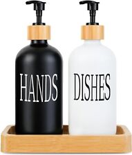 Kitchen Glass Soap Dispenser
