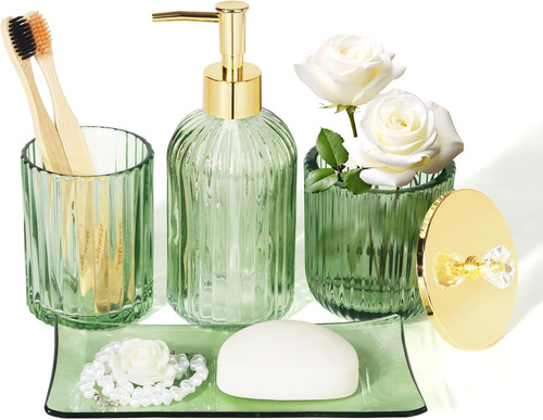 Designer green glass - green,