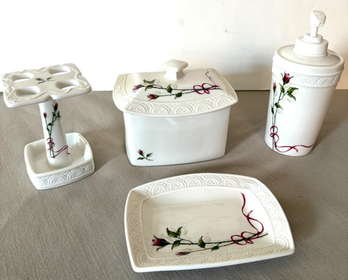 Vtg croscill roses - croscill, and