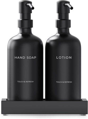 Soap dispenser bathroom set - dispenser,