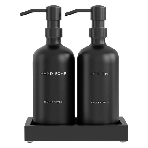 Soap dispenser bathroom - set,