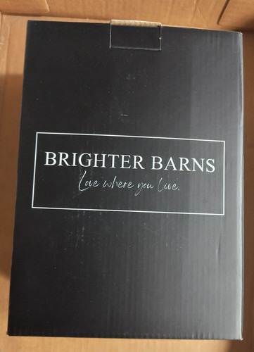 Brighter barns white glass - brighter,