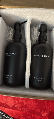 Glass soap dispenser - glass,