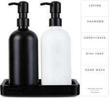 Kitchen Glass Soap Dispenser