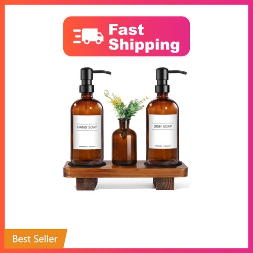 Kitchen soap dispenser set - dispenser,