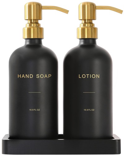 Soap dispenser bathroom set - dispenser,