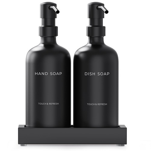 Kitchen soap dispenser set - soap,