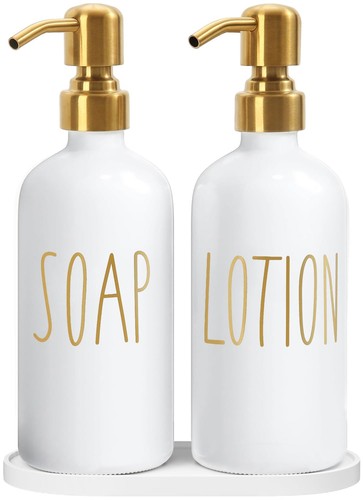 Bathroom soap dispenser - soap, set