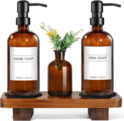 Kitchen soap dispenser - soap, set