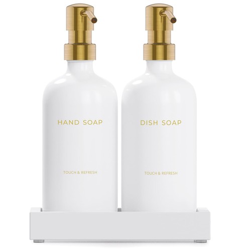 Kitchen soap dispenser set - soap,