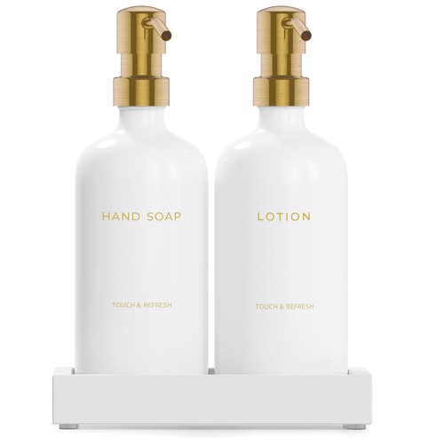 Soap dispenser bathroom - soap, set