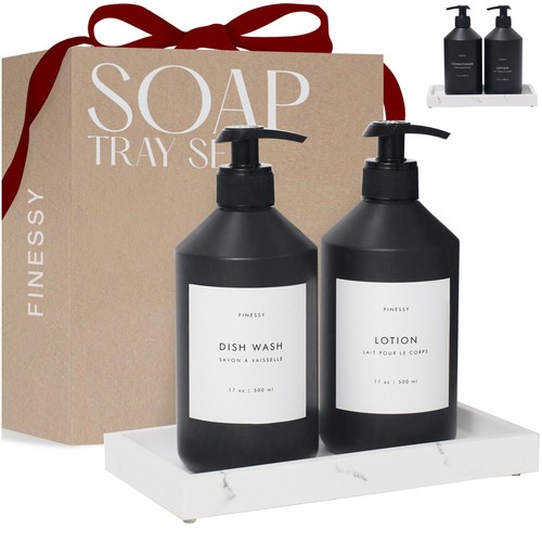 Modern black kitchen soap - modern,